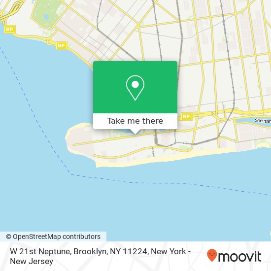W 21st Neptune, Brooklyn, NY 11224 map
