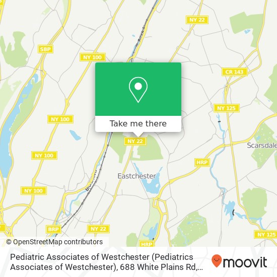 Pediatric Associates of Westchester (Pediatrics Associates of Westchester), 688 White Plains Rd map