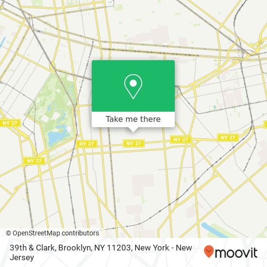 Mapa de 39th & Clark, Brooklyn, NY 11203