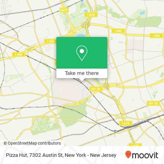 Pizza Hut, 7302 Austin St map