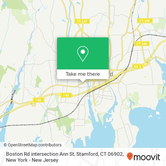 Boston Rd intersection Ann St, Stamford, CT 06902 map