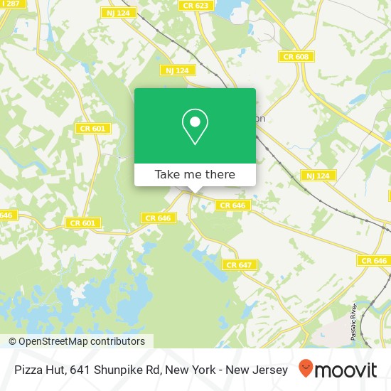 Pizza Hut, 641 Shunpike Rd map