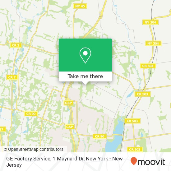 Mapa de GE Factory Service, 1 Maynard Dr