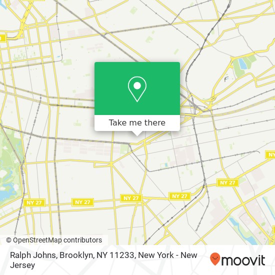 Ralph Johns, Brooklyn, NY 11233 map