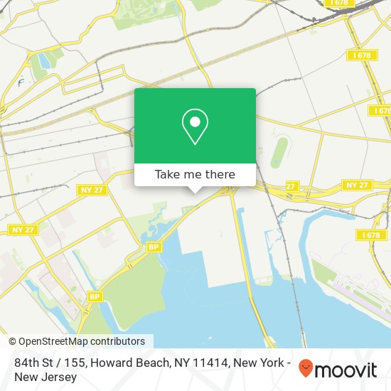 Mapa de 84th St / 155, Howard Beach, NY 11414