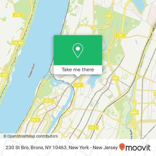 Mapa de 230 St Bro, Bronx, NY 10463