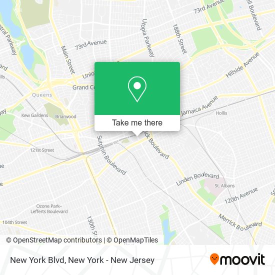 New York Blvd map