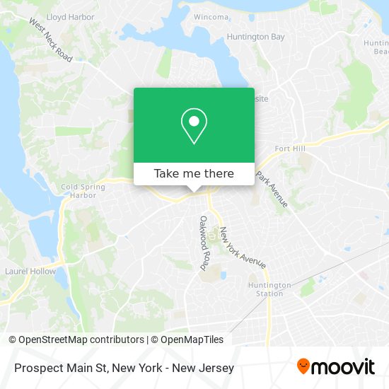 Prospect Main St map