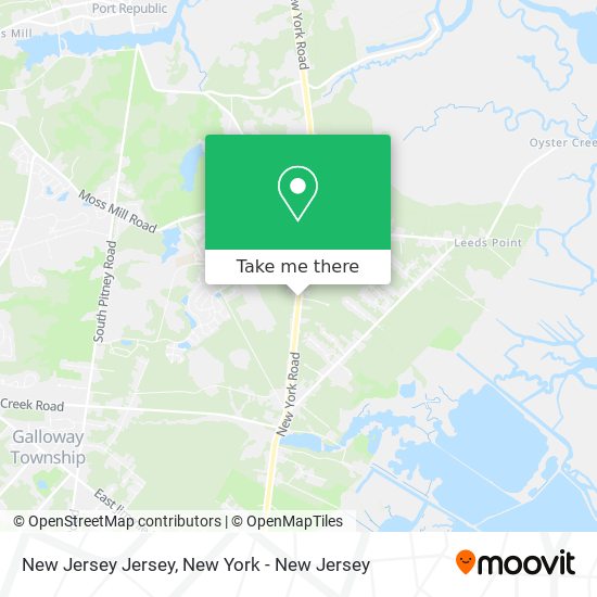 New Jersey Jersey map