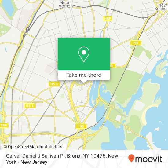 Carver Daniel J Sullivan Pl, Bronx, NY 10475 map