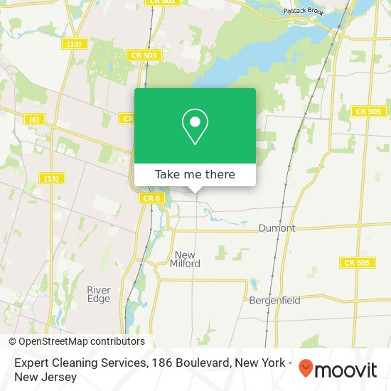 Expert Cleaning Services, 186 Boulevard map