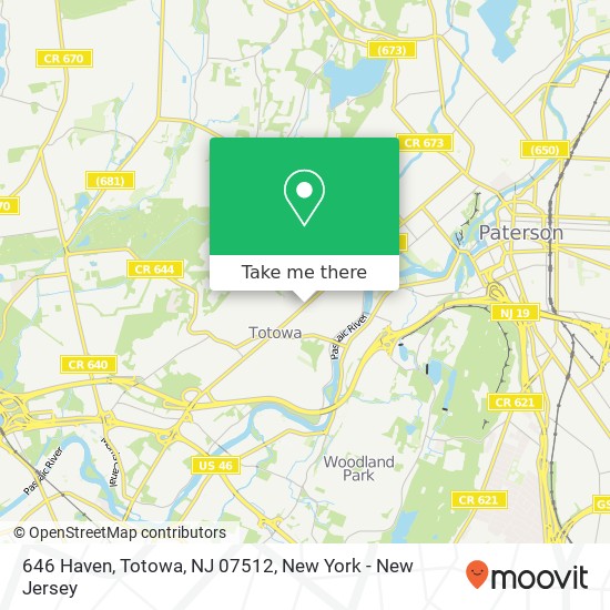 646 Haven, Totowa, NJ 07512 map