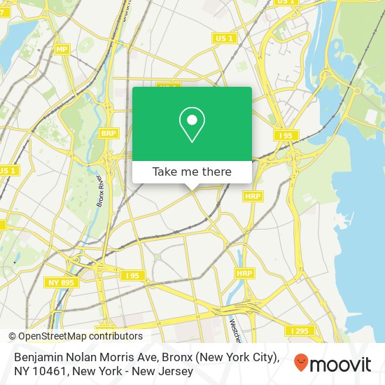 Benjamin Nolan Morris Ave, Bronx (New York City), NY 10461 map