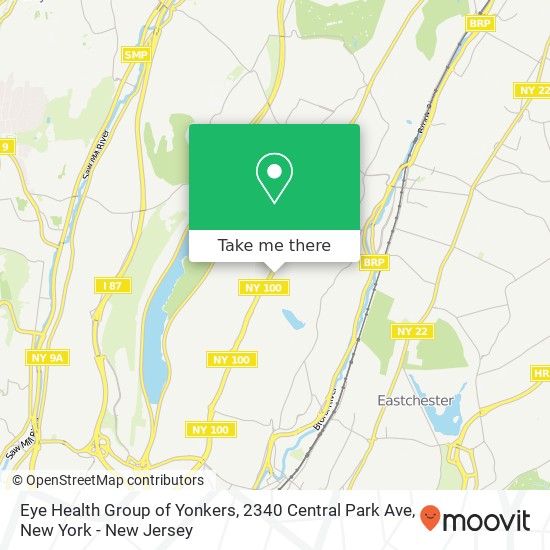 Eye Health Group of Yonkers, 2340 Central Park Ave map