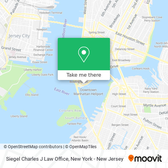 Siegel Charles J Law Office map