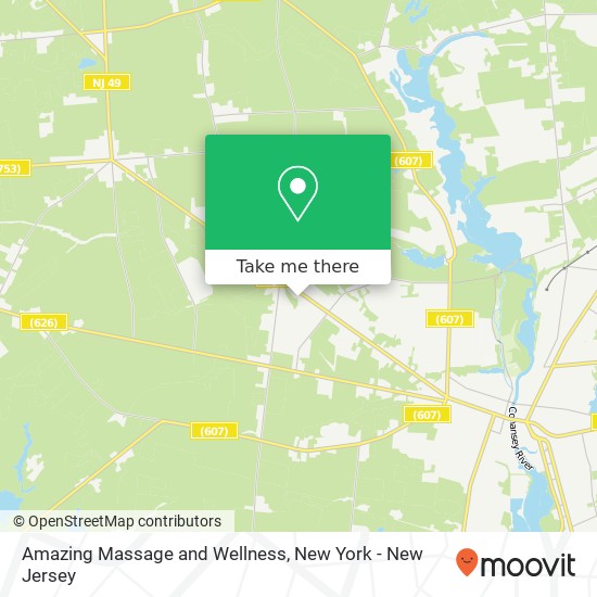 Mapa de Amazing Massage and Wellness, 654 Shiloh Pike