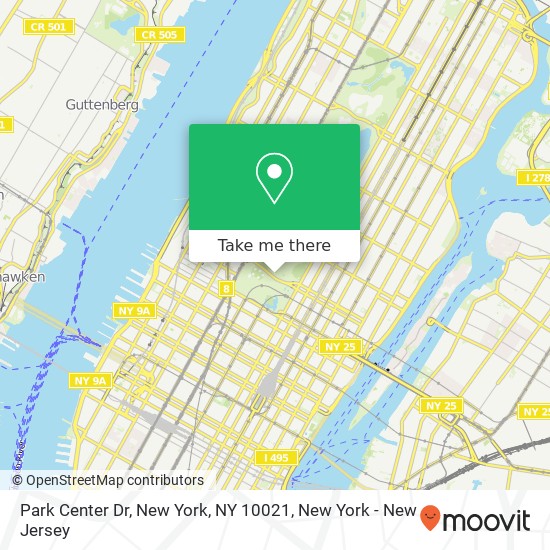 Park Center Dr, New York, NY 10021 map