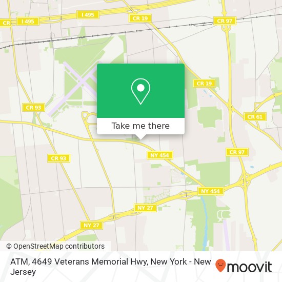 Mapa de ATM, 4649 Veterans Memorial Hwy