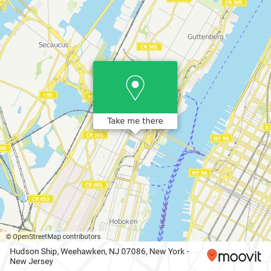 Hudson Ship, Weehawken, NJ 07086 map