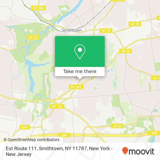 Mapa de Est Route 111, Smithtown, NY 11787