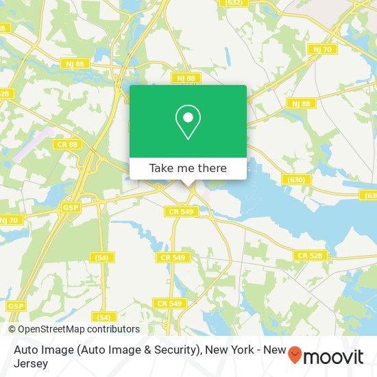 Mapa de Auto Image (Auto Image & Security)