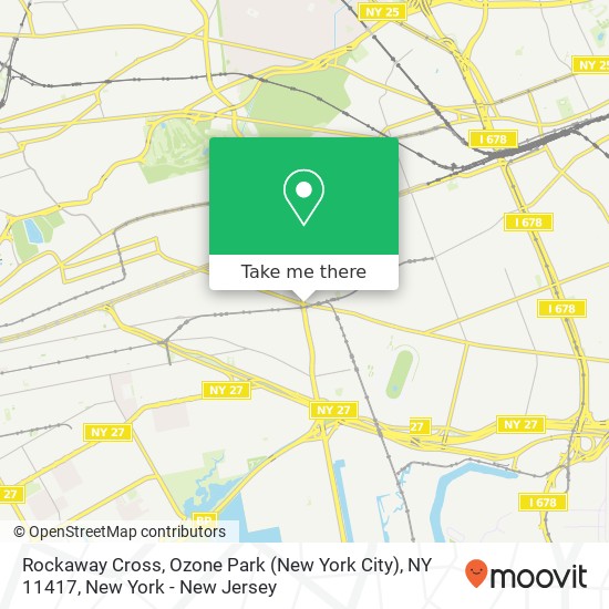 Rockaway Cross, Ozone Park (New York City), NY 11417 map