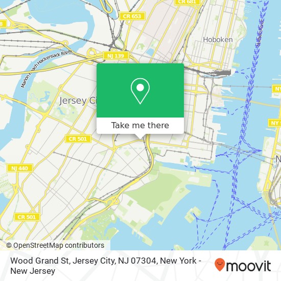 Wood Grand St, Jersey City, NJ 07304 map