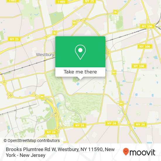 Brooks Plumtree Rd W, Westbury, NY 11590 map