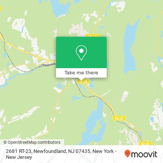 2681 RT-23, Newfoundland, NJ 07435 map