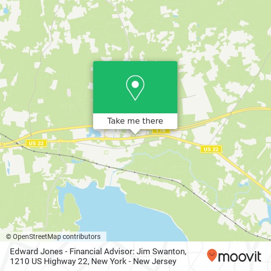 Edward Jones - Financial Advisor: Jim Swanton, 1210 US Highway 22 map