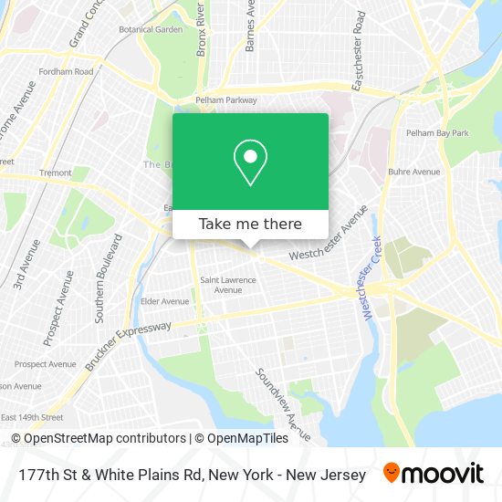 Mapa de 177th St & White Plains Rd