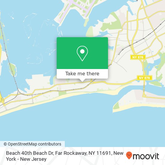Beach 40th Beach Dr, Far Rockaway, NY 11691 map