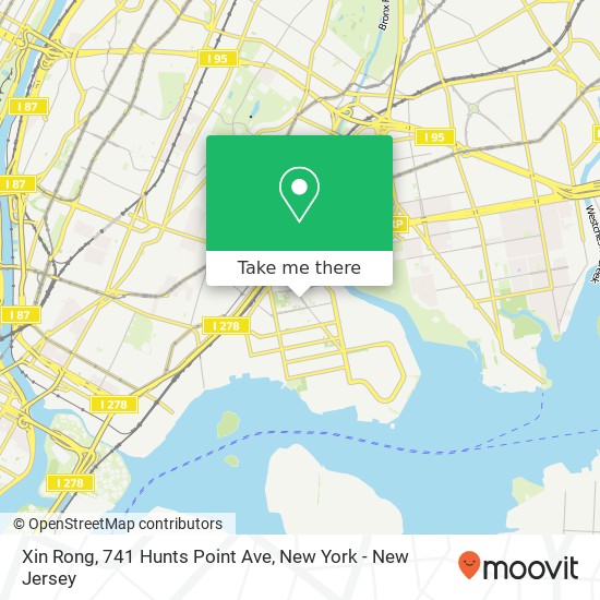 Mapa de Xin Rong, 741 Hunts Point Ave