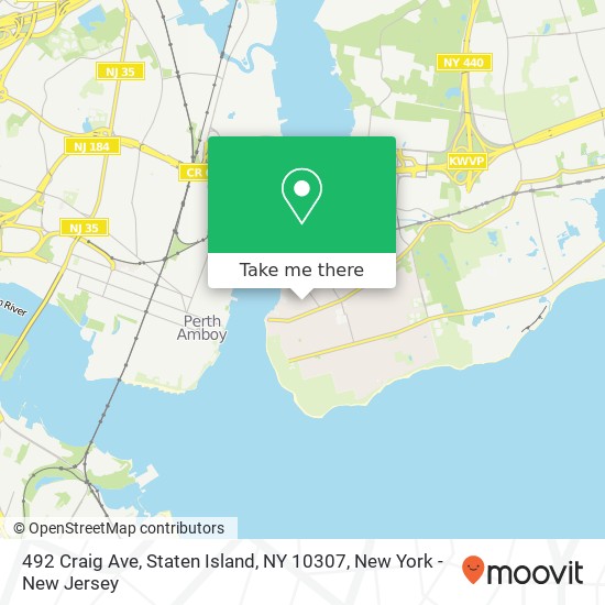 492 Craig Ave, Staten Island, NY 10307 map
