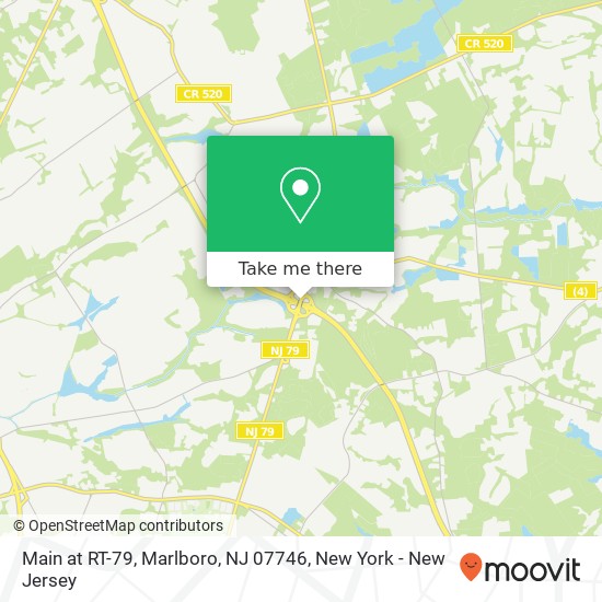 Mapa de Main at RT-79, Marlboro, NJ 07746