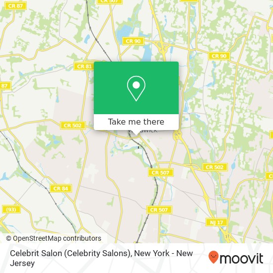 Mapa de Celebrit Salon (Celebrity Salons)