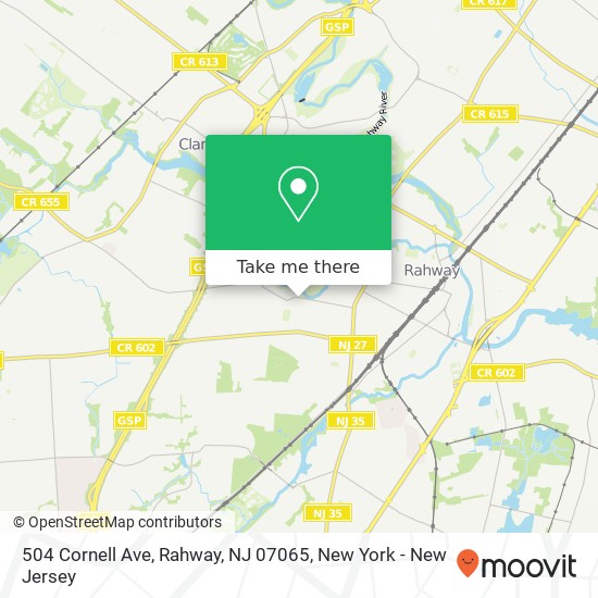 504 Cornell Ave, Rahway, NJ 07065 map