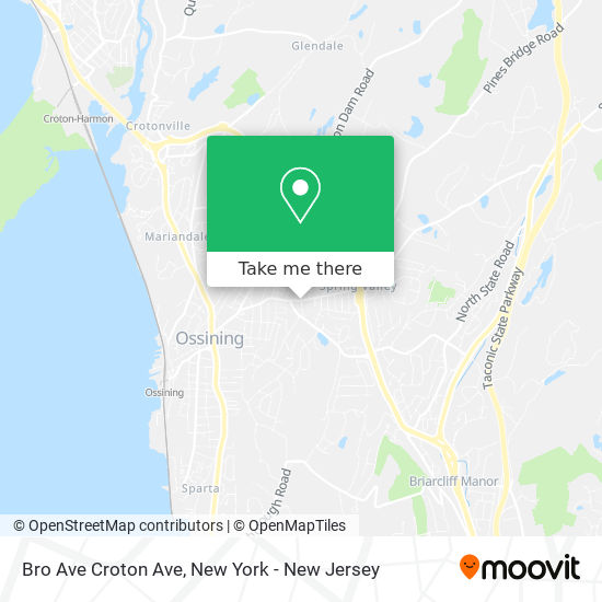 Bro Ave Croton Ave map