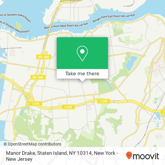 Manor Drake, Staten Island, NY 10314 map