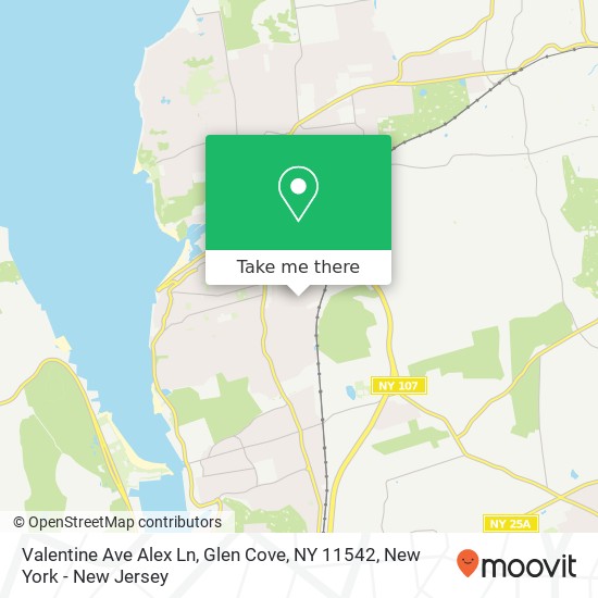 Valentine Ave Alex Ln, Glen Cove, NY 11542 map