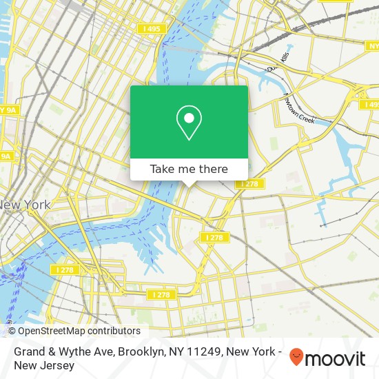 Grand & Wythe Ave, Brooklyn, NY 11249 map