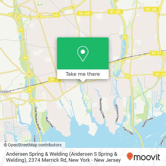 Andersen Spring & Welding (Andersen S Spring & Welding), 2374 Merrick Rd map