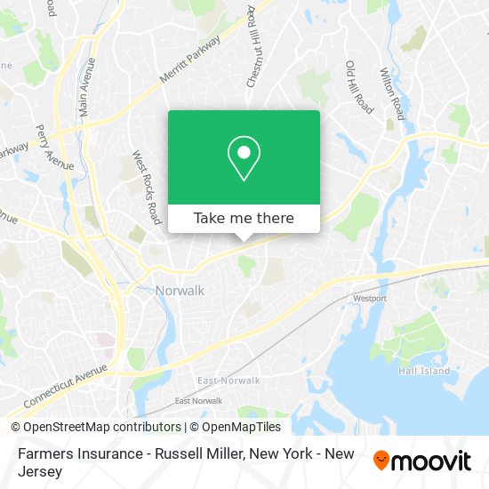 Mapa de Farmers Insurance - Russell Miller