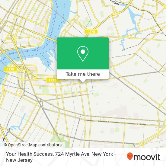 Mapa de Your Health Success, 724 Myrtle Ave