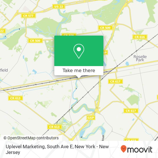 Uplevel Marketing, South Ave E map