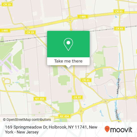 169 Springmeadow Dr, Holbrook, NY 11741 map