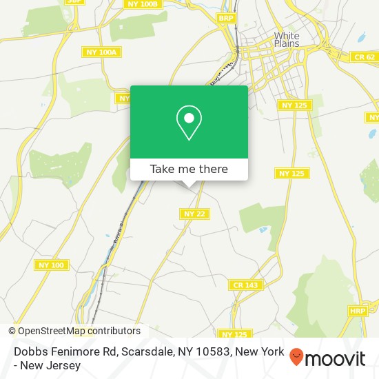 Mapa de Dobbs Fenimore Rd, Scarsdale, NY 10583