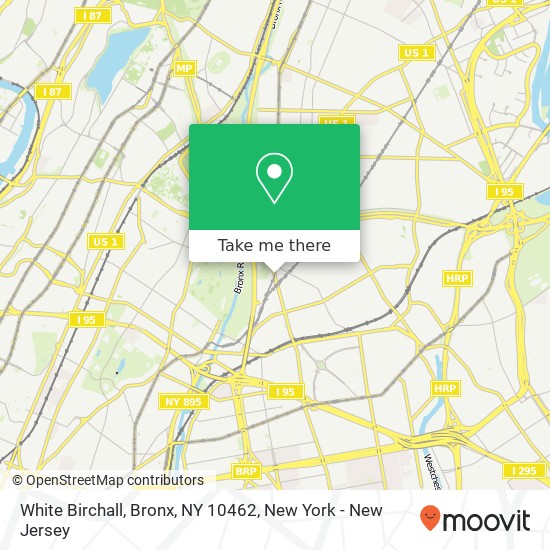 White Birchall, Bronx, NY 10462 map