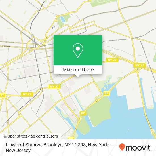 Linwood Sta Ave, Brooklyn, NY 11208 map