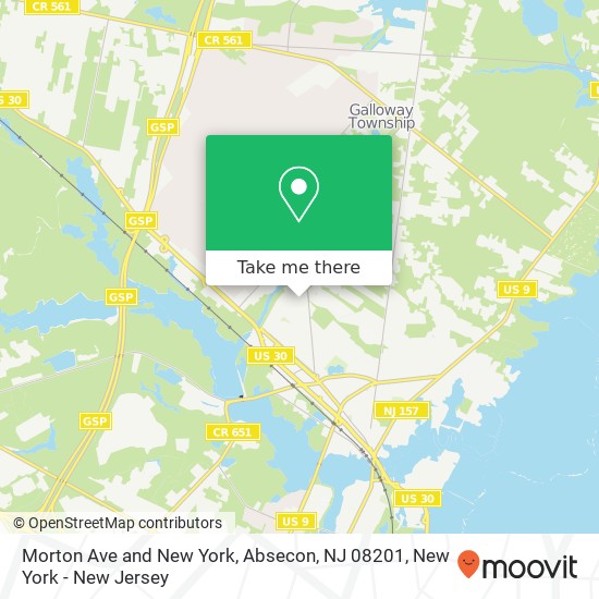 Morton Ave and New York, Absecon, NJ 08201 map